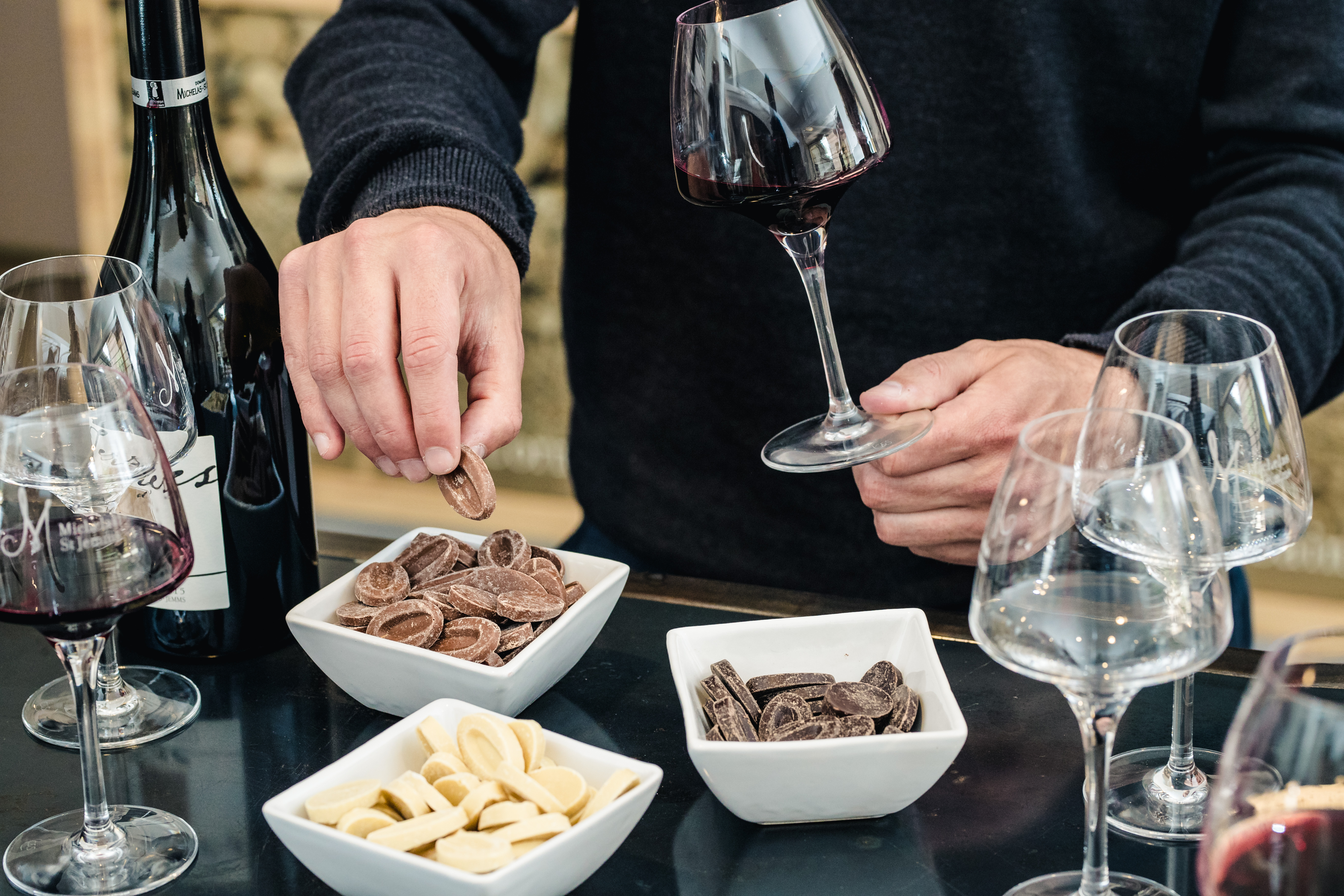 Vins et chocolats ©Thomas O’Brien