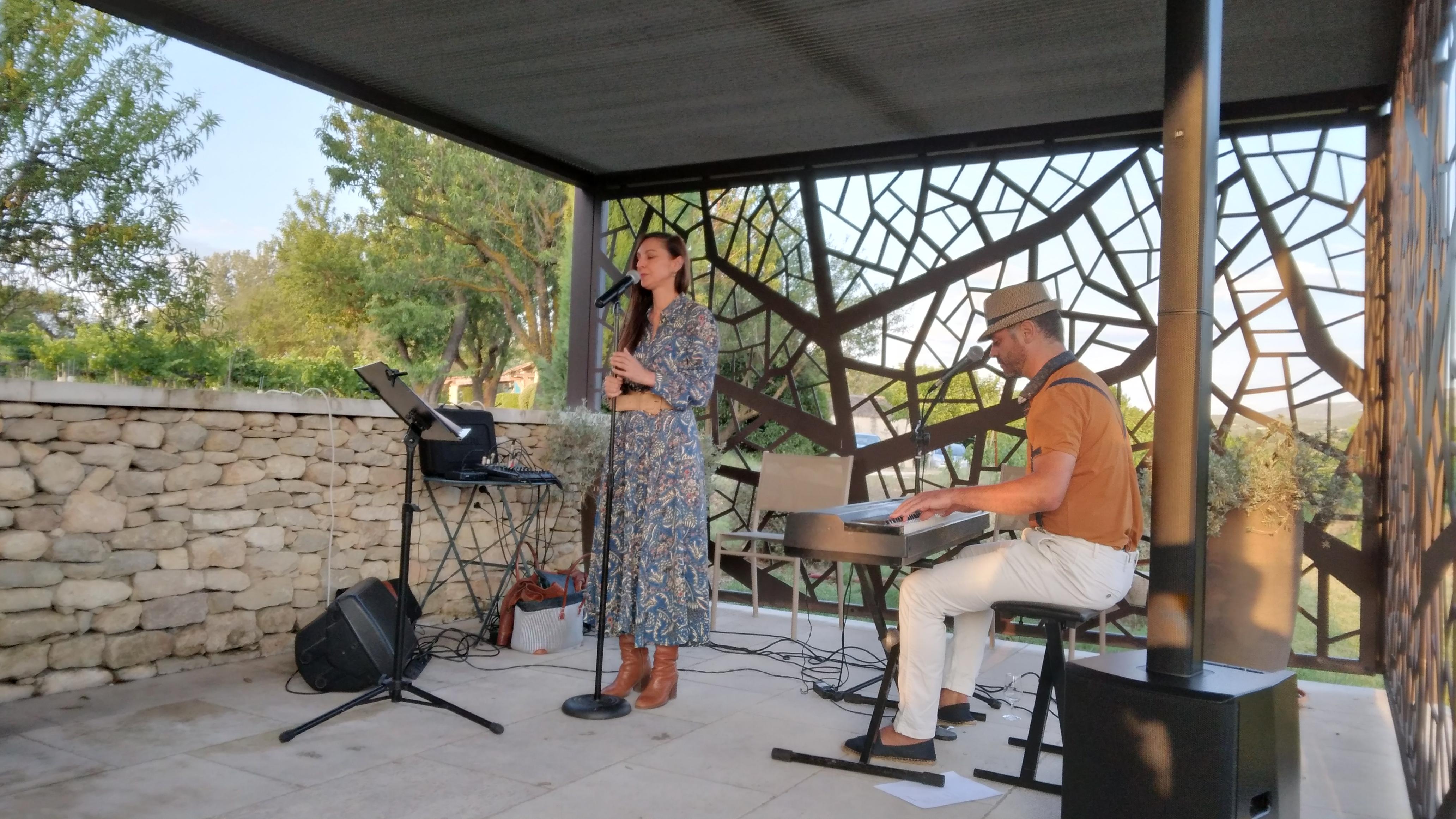 Duo de musique au domaine de la Garelle