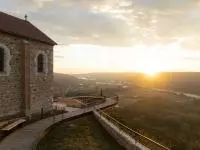 Coucher de soleil sur le Belvédère de Tupin et Semons