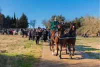 Procession pour la fête de la Saint Vincent à Jonquières-Saint-Vincent