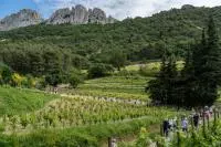 Participants à l'événement à la croisée des terroirs à Gigondas