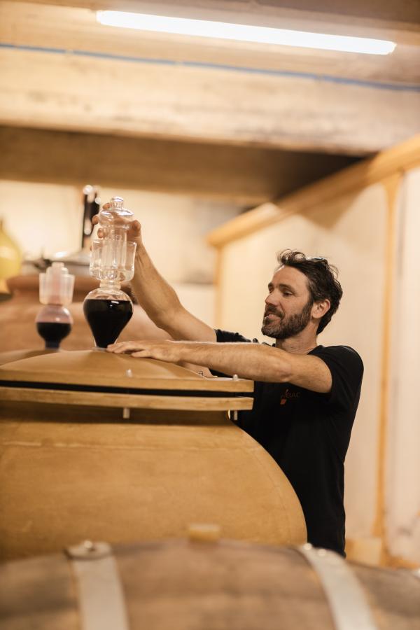 Cellar tour - Clos Verquière