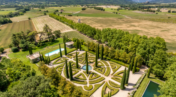 Visite du jardin à la francaise