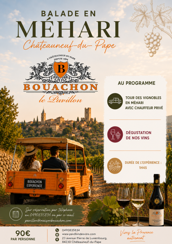 Balade en méhari avec le Pavillon Bouachon